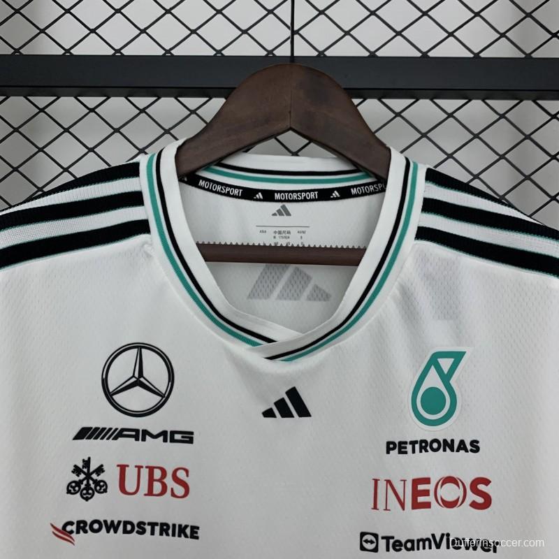 2025 F1 Formula AMG White T-Shirt