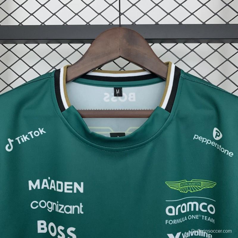 2025 F1 Formula Aston Martin Green T-Shirt