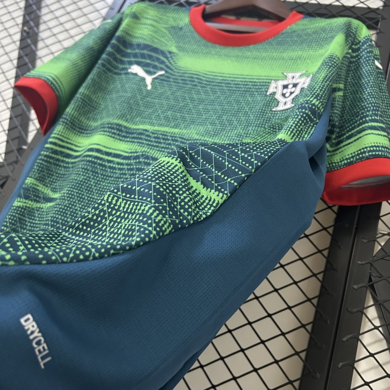 2025 Portugal E-sports Home Green Jersey