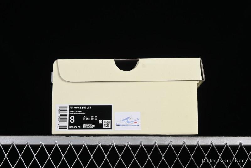 Nike Supreme x SB Dunk Low Stone Island Collaboration - Azure Starry Sky Anniversary High-End Custom Low-Top Casual Sneakers - BB9866-001