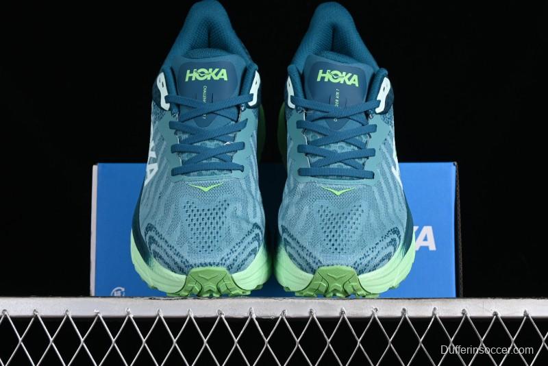 Hoka One One Challenger ATR 7 Low Trail Running Shoes with Enhanced Cushioning and Breathable Mesh - 1134498 OMLG