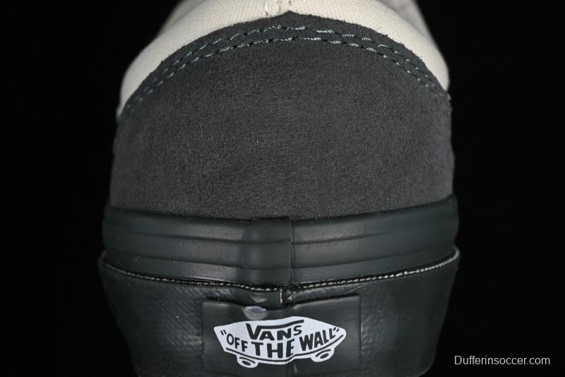 Vans Old Skool Reissue 136 Retro Casual Vulcanized Sneakers in Gray Blue White - VN000CRPGRN