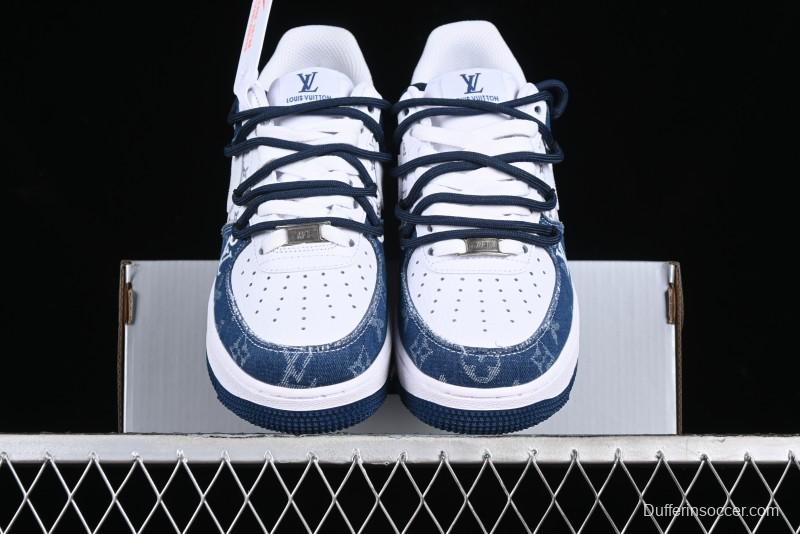 Nike Air Force 1 Low Custom Strap Casual Sneakers with Full-Length Air Cushion - ZH0316-021