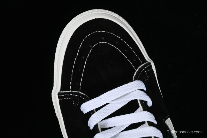 Vans SK8-Hi VR3 Eco-Friendly Black & White Mid-Top Classic Casual Canvas Shoes - VN0A4UWIVNE
