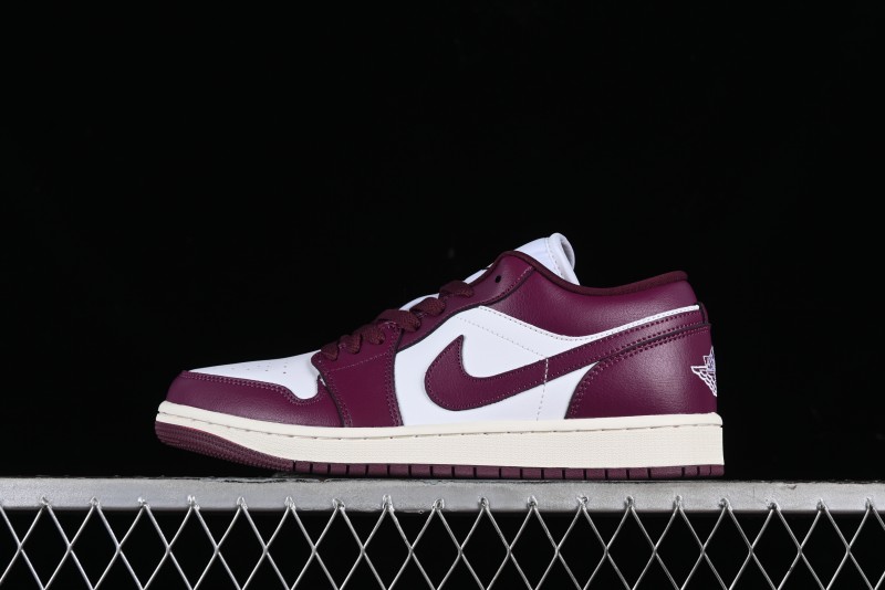 Nike Air Jordan 1 Low AJ1 White Rose Pink Low Top Casual Sneakers DC0774-161