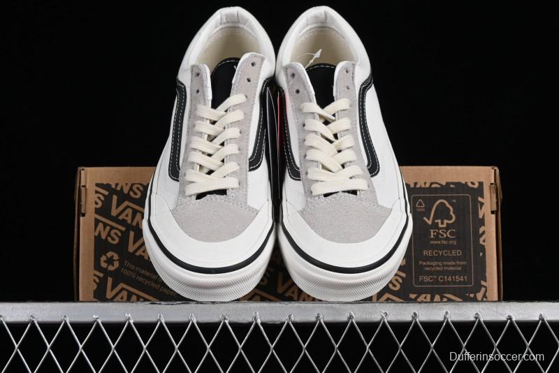 Vans Old Skool Reissue 136 Low-Top Skate Shoes with Detachable Cushioned Insole - VN000MT6KIG