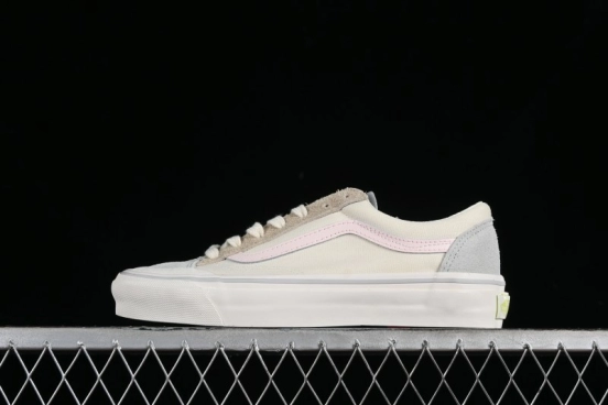 Vans Old Skool Reissue 136 Earth Macaron Patchwork Retro Casual Vulcanized Sneakers - VN000CRPGRN