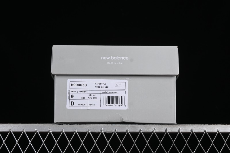 New Balance Made In USA M990 Series High-End Classic Retro Running Shoes with Carbon Fiber Midsole - M990SZ3