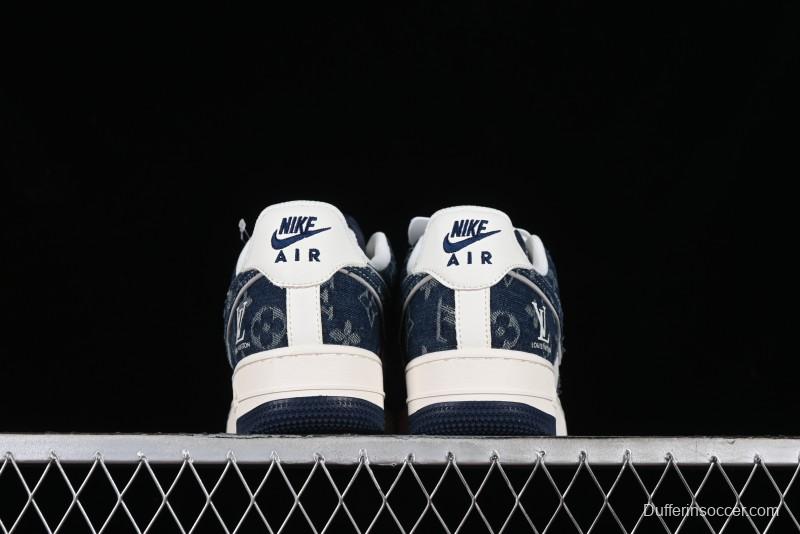 Nike Air Force 1 '07 Low LV Collaboration - Midnight Navy Low-Top Casual Sneakers - SJ2088-003