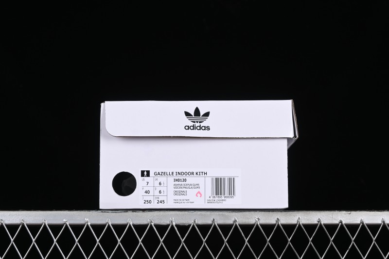 Adidas Originals Gazelle Indoor Kith Retro Casual Slip-Resistant Wear-Resistant Low-Top Sneakers - IH0120