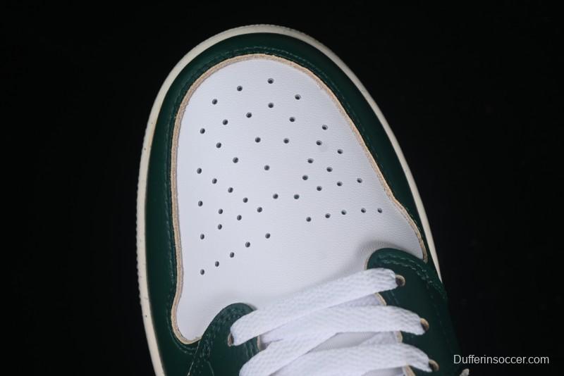 Nike Air Jordan 1 Low AJ1 White Green Low Top Casual Sneakers - FQ7687-300