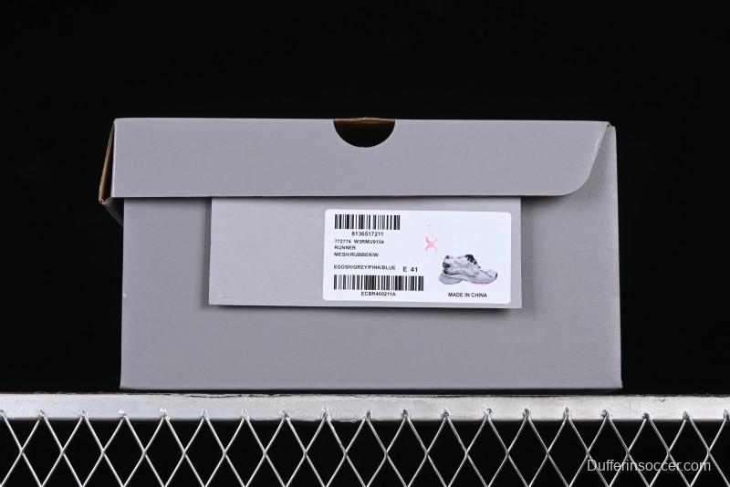 Balenciaga Runner Kith Four Color Retro Casual Sneakers - W3RMU9154