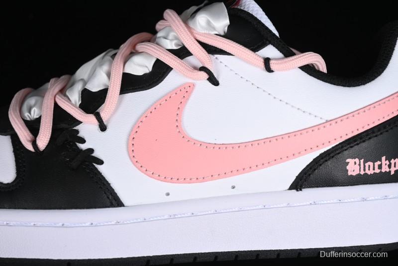 Nike Court Borough Low 2 Sneakers in Cool Blackberry with Sweet & Spicy Design - BQ5448-110