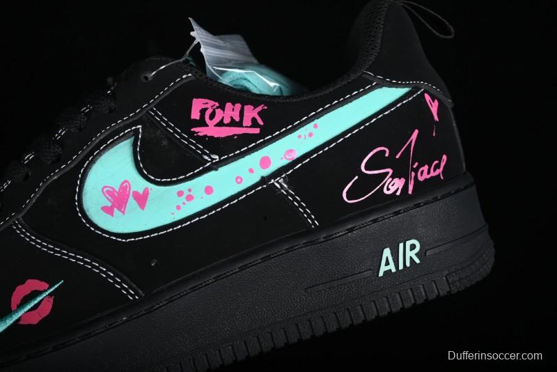 Nike Air Force 1 '07 Low Flame Red Lips Qixi Limited Edition Casual Sneakers - FB8971-005