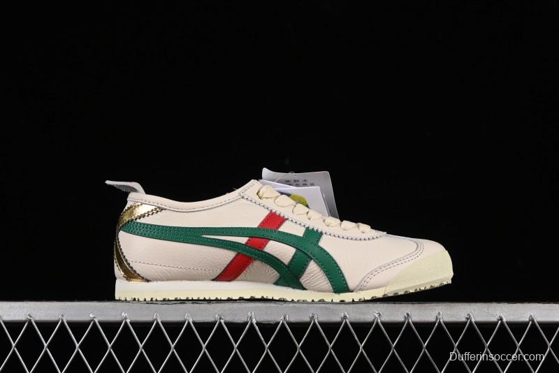 Onitsuka Tiger Mexico 66 Low-Top Leather Sneakers for Casual Running - 1183B511-200