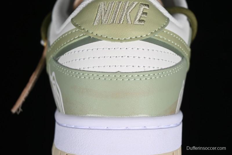 Nike Dunk Low FZBB Chinese Tea Gift Box Palace Longjing Tea SB Lace-Up Low-Top Casual Sneakers - DV0831-003