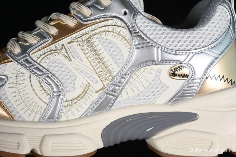 Dior Chrono Round Toe Lace-Up Lifestyle Casual Running Sneakers - 49G GOLDEN