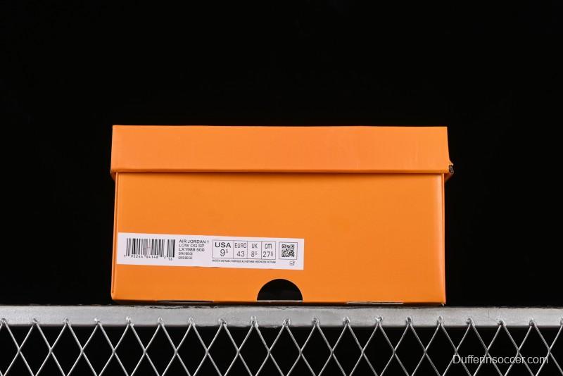 Nike Air Jordan 1 Low OG SP Travis Scott x Fragment Design Collaboration Sneakers - LX1988-700