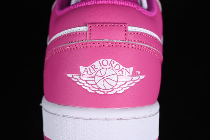 Nike Air Jordan 1 Low AJ1 Rose Pink Low-Top Casual Lifestyle Sneakers - FV8486-600