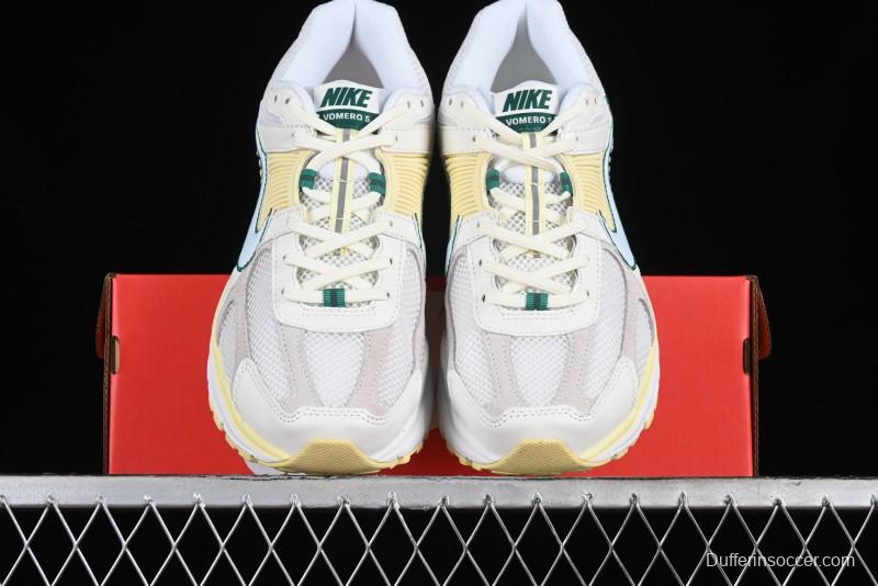 Nike Zoom Vomero 5 Retro Casual Running Shoes with EVA Midsole Cushion - FZ8361-100