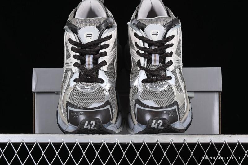 Balenciaga Runner Kith Four Color Retro Casual Sneakers - W3RMU2000