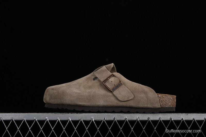 Birkenstock Arizona Soft Footbed Sandals with Suede Leather and Lambswool Lining - G.D4