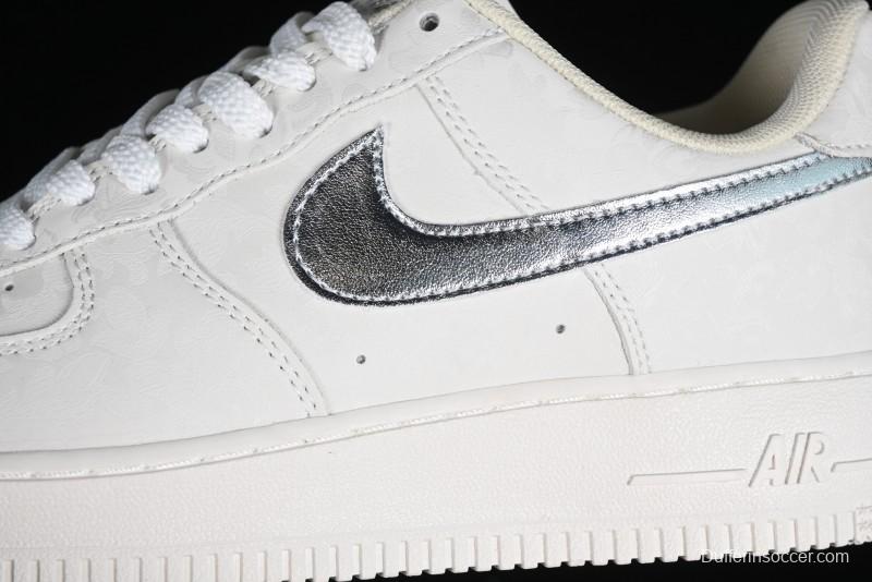 Nike Air Force 1 '07 Low Custom Traditional Chinese Brocade Casual Sneakers - AF2406-110