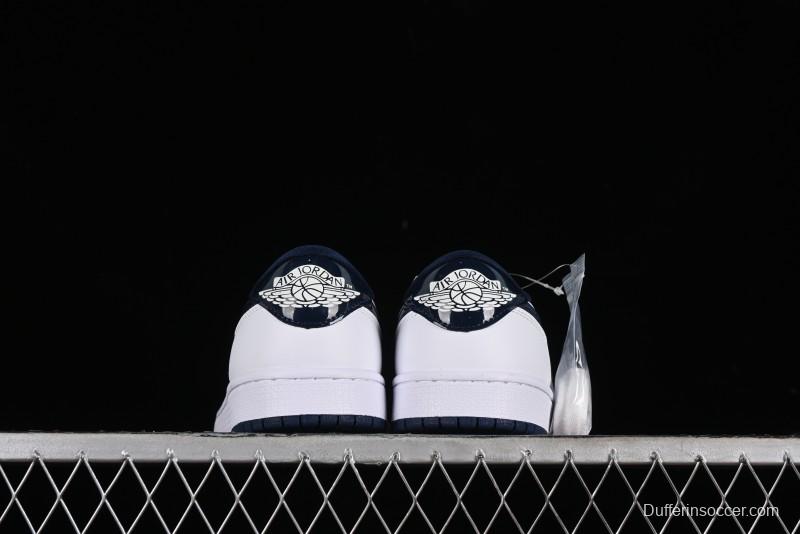 Nike Air Jordan 1 Low '85 Metallic Blue Retro Sneakers - FB9933-141