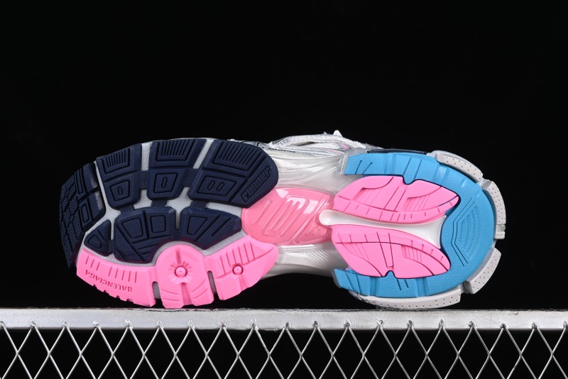 Balenciaga Runner Kith Four Color Retro Casual Sneakers - W3RMU9154