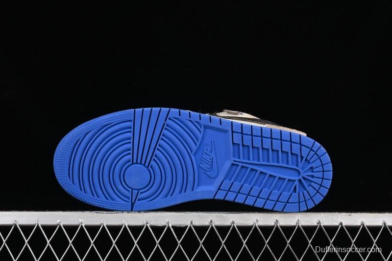 Nike Air Jordan 1 Low Retro Basketball Shoes Panda Mischief Pioneer Rider - 553560-140