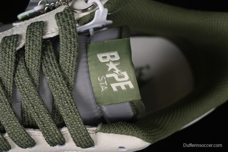 Nike Air Force 1 '07 Low Bape Collaboration - Dark Green Grey Low Top Casual Sneakers BB6566-205