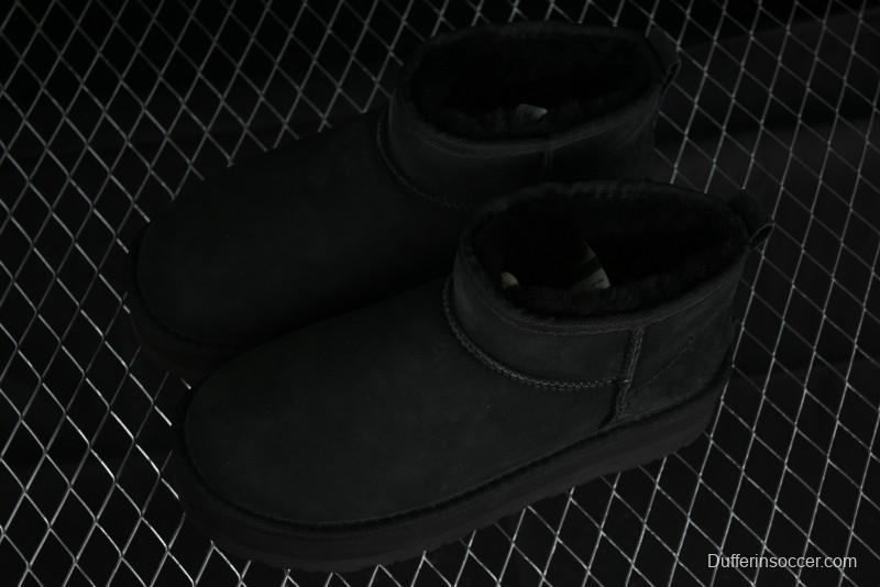 UGG Classic Ultra Mini Platform 3CM Wool Blend Mini Short Boots - 1135092