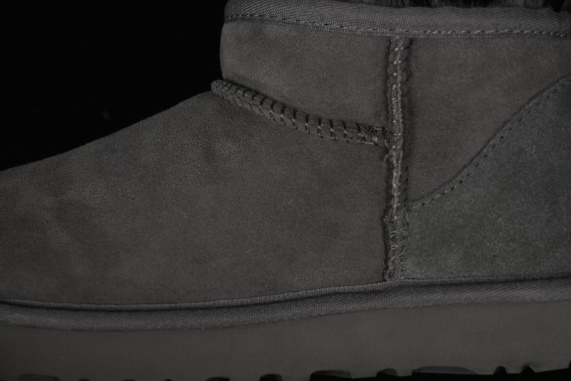 UGG Classic Ultra Mini Short Boots with Genuine Australian Shearling and TREADLITE Outsole - 1116109