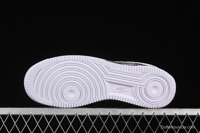 Nike Air Force 1 '07 Low "Sun" Black Myth Wukong Themed Casual Sneakers - CW2288-111