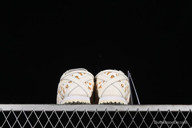 Onitsuka Tiger Mexico 66 Low-Top Leisure Running Shoes with Full-Grain Leather Upper - 1183B785-100