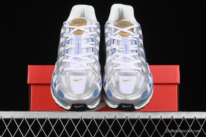 Nike P-6000 Prm Retro Casual Sneakers with Lightweight Design - HJ7246-100