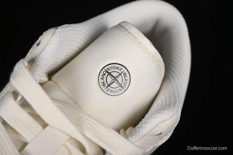 Nike Air Jordan 1 Low AJ1 Stone Island Collaboration - Off White Black Retro Low-Top Basketball Shoes - LJ6688-003