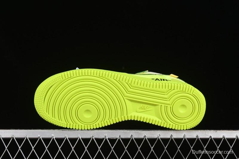 Nike Off White x Air Force 1 Low OW Transparent Yellow Sneakers - AO4606-700