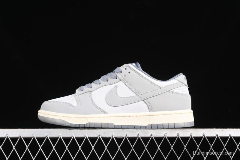 Nike Dunk Low Cool Grey SB Skateboarding Shoes with Washed Effect - FV1167-001