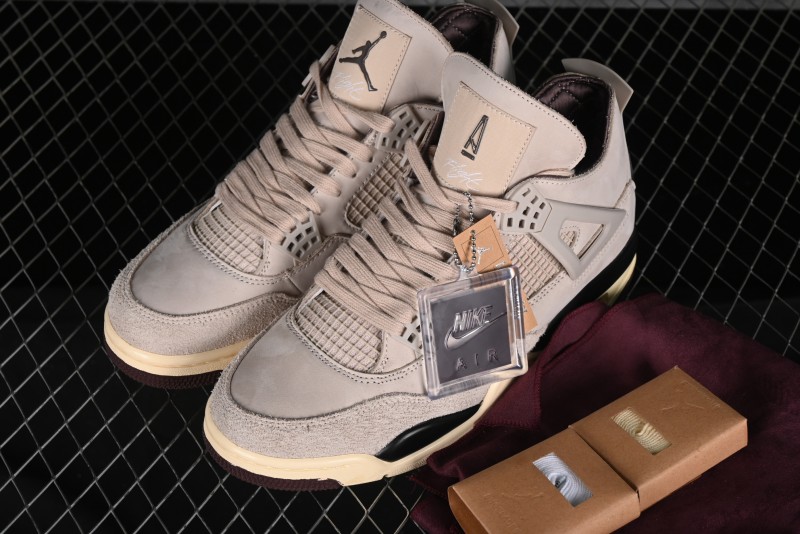 Nike A Ma Maniere Air Jordan 4 Retro "Fossil Stone" - FZ4810-200