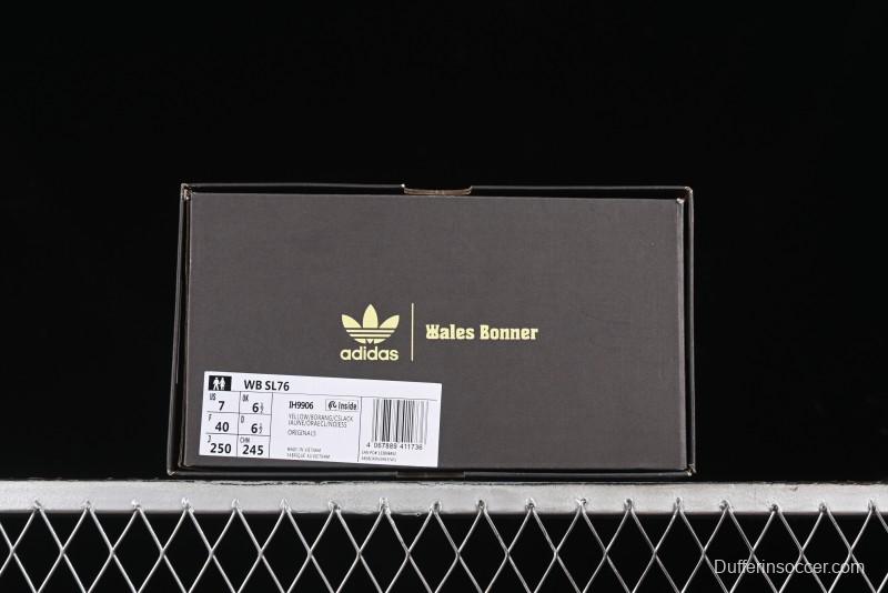 Adidas Wales Bonner x Ad Originals SL 76 IH9906 Low-Top Casual Sneakers with Football-Inspired Design