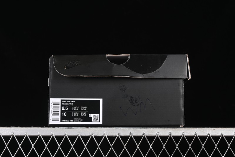 Nike Stussy Roshe Run LD-1000 Comfortable Versatile Non-Slip Durable Waffle Low-Top Casual Running Shoes - HM0950-001