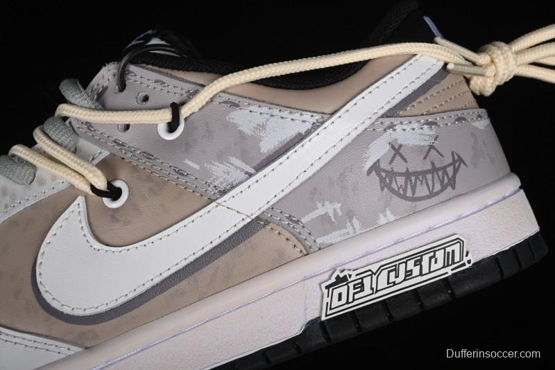 Nike Dunk Low "Joker" Speed Space Breaker White Grey SB Strap Casual Skate Shoes - DD1391-100