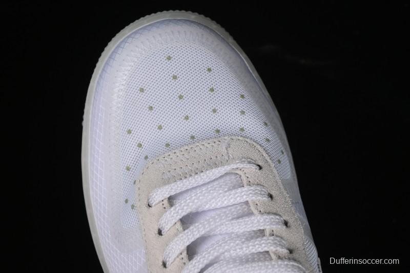 Nike Off White x Air Force 1 Low OW Transparent White Sneakers - AO4606-100