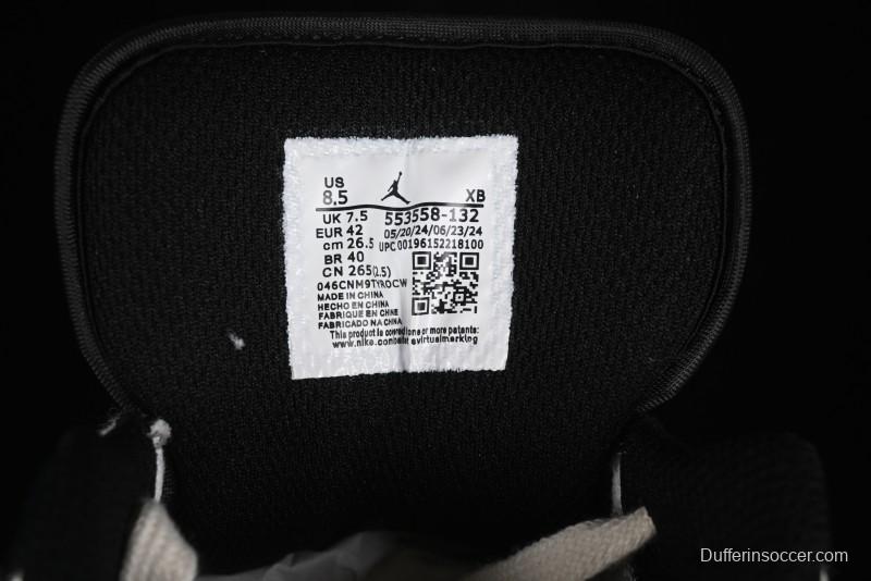 Nike Air Jordan 1 Low AJ1 Panda Prank Universe Exploration Custom Casual Sneakers - 553558-132