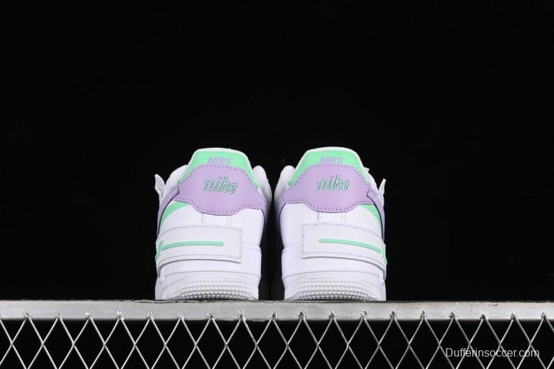 Nike Air Force 1 Shadow Low-Top Sneakers with Lightweight EVA Midsole and Anti-Slip RB Rubber Outsole - CU8591-103