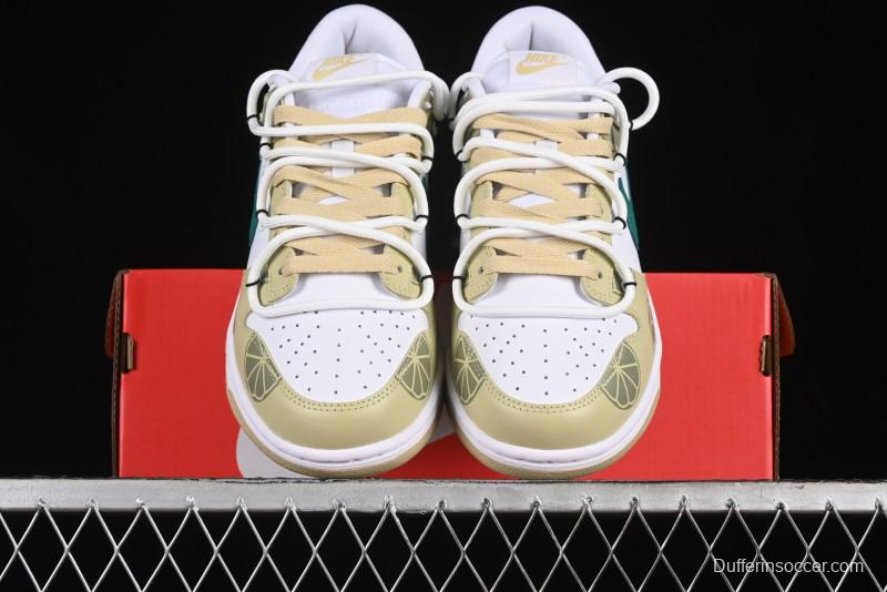 Nike Dunk Low SB Lemon Mojito Casual Skate Shoes - DV0833-100