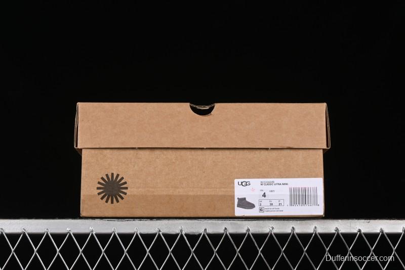 UGG Classic Ultra Mini Short Boots with Genuine Australian Shearling and TREADLITE Outsole - 1116109