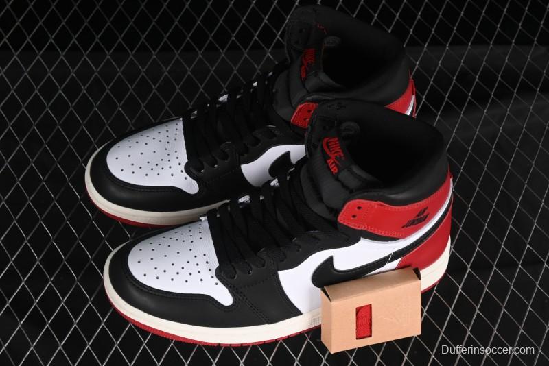 Nike Air Jordan 1 High OG Retro Basketball Shoes with Black Toe Design - DZ5485-106