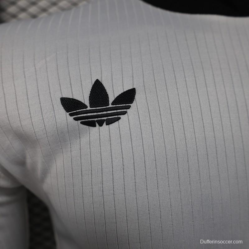 Player Version 2025 Germany Home Long Sleeve 125Th Anniversary Jersey